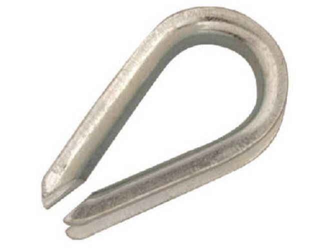 Wire Rope Thimble For 3/8" Cable Zinc Plated
