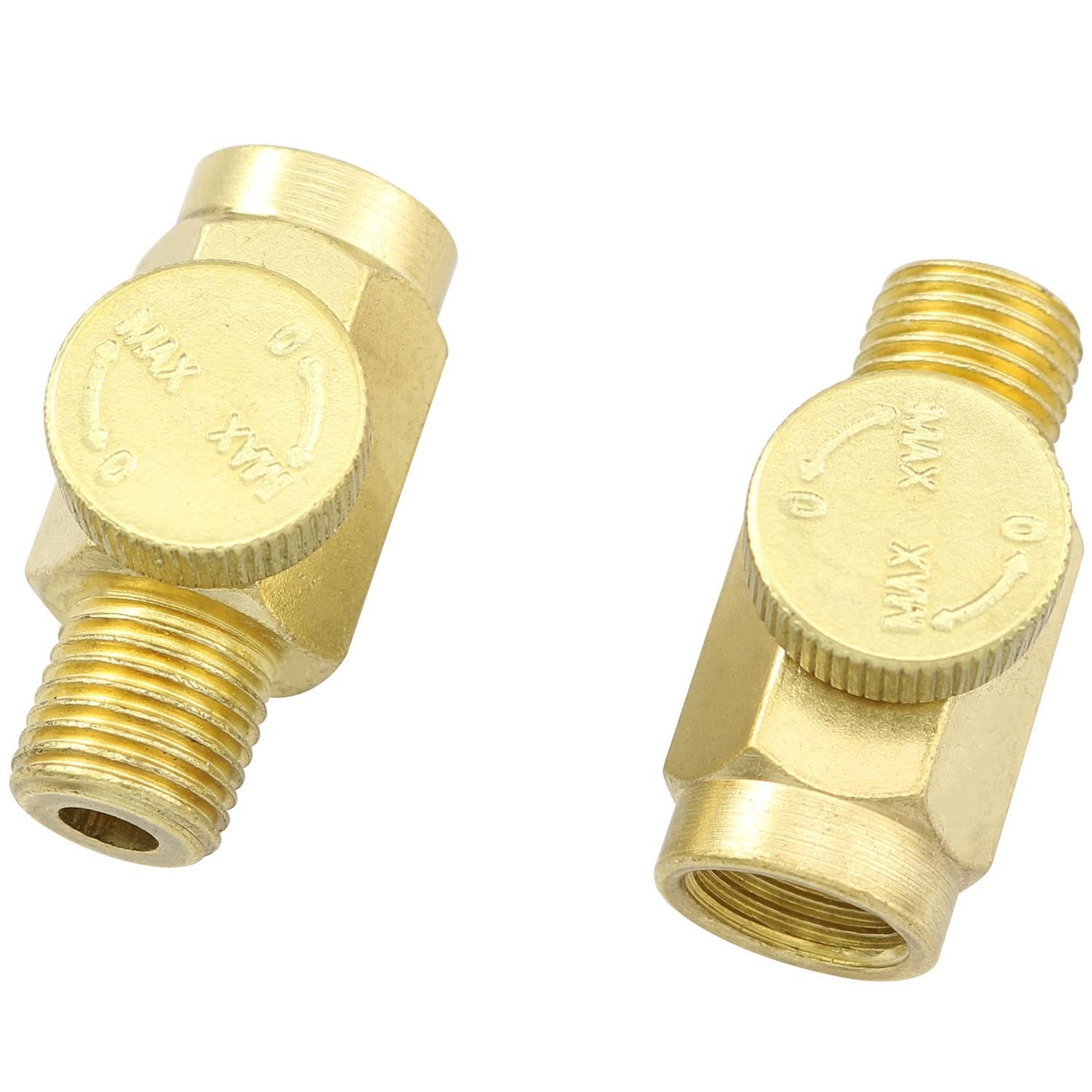 In-Line Air Flow Regulator TAODAN 2PCS 1/4" NPT Male to Female Quickun Pneuma...
