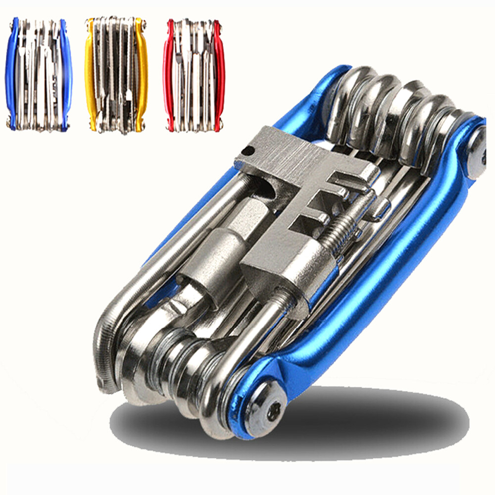 11 in 1 Bicycle Repair Tools Kit MTB Road Bike Hex Spoke Cycling Screwdriver Kit