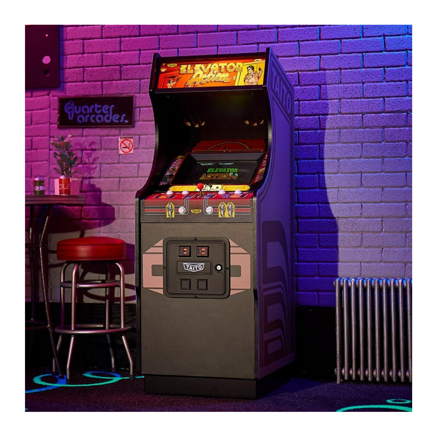 Numskull Quarter Arcades - Elevator Action Mini Arcade - 1/4 Scale Original ROM