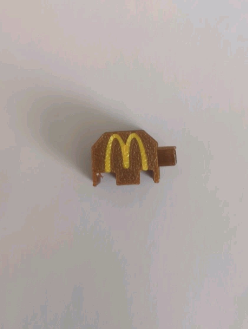 Airsoft Backplate Switch McDonald's 3D Printed Non-Functional Airsoft Cosmetic