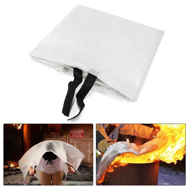 NEW 2-Pack Large Fire Blanket Fireproof For Home Kitchen Office Emergency Safety
