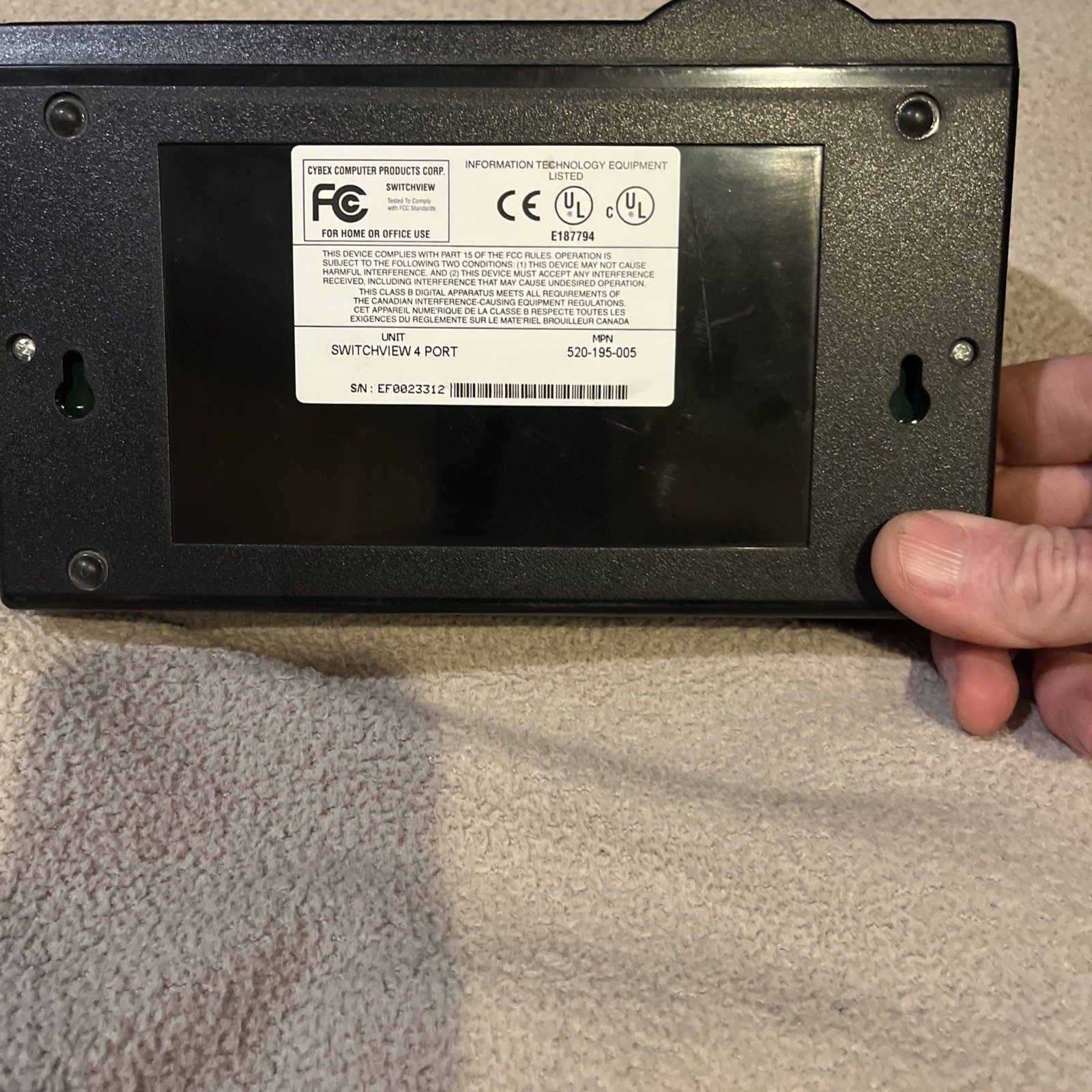 Avocent SwitchView 4 Port Select 520-195-005