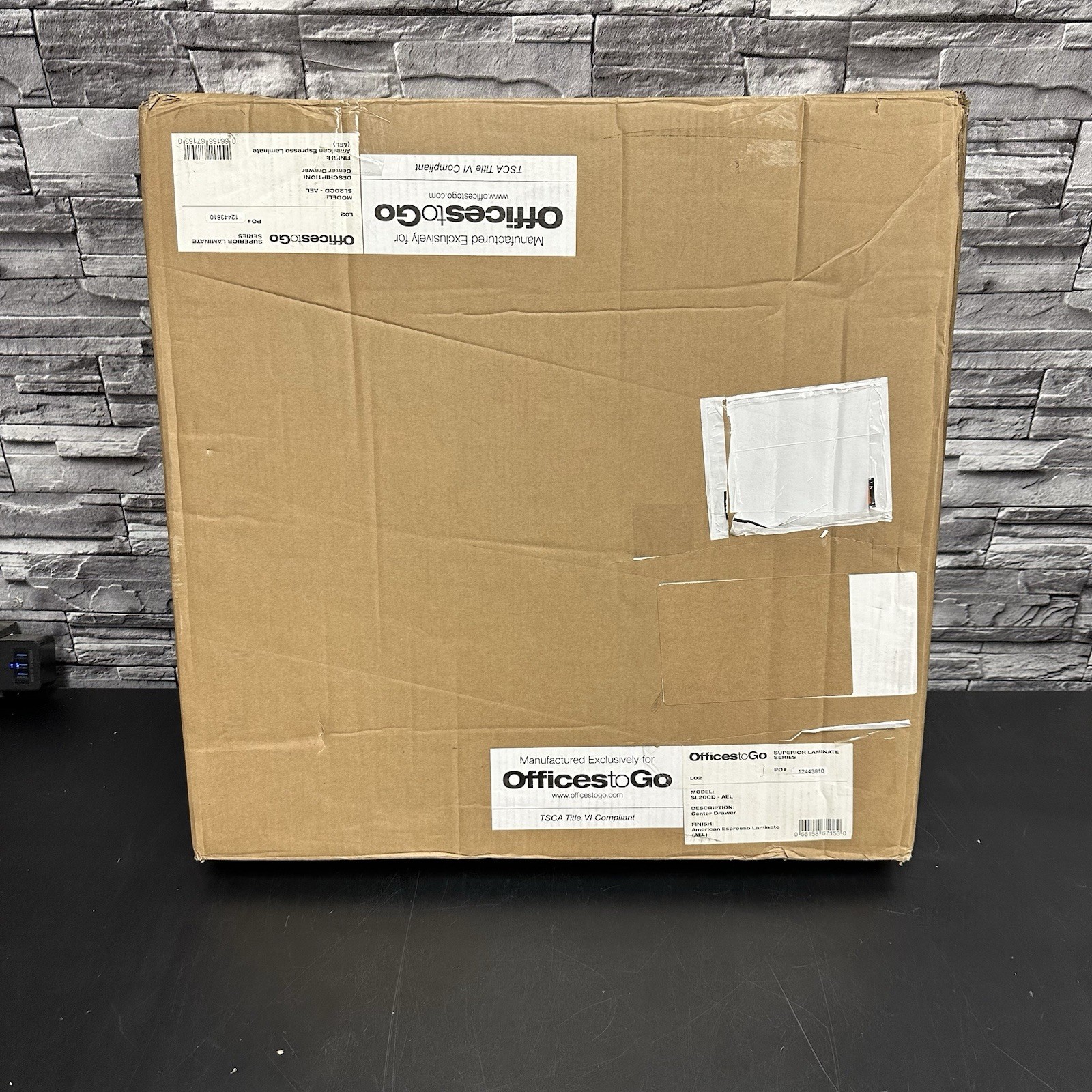 Offices To Go OTG 20" Center Drawer American Espresso Laminate (AEL)