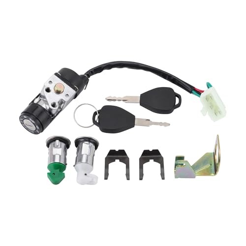 5-Wire Ignition Key Switch Assy for 49cc 50cc Scooter Moped