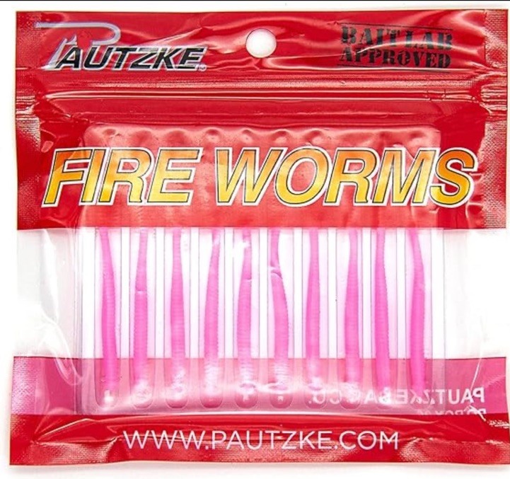 New Pautzke Bait Lab Approved Fire Worms trout Species Fishing Garlic Scent