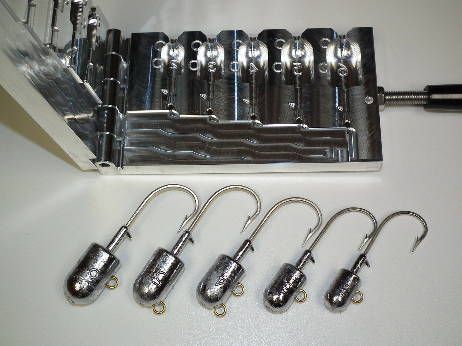 Saltwater Bullet Jig mold 2,3,4,5,6oz CNC Aluminum