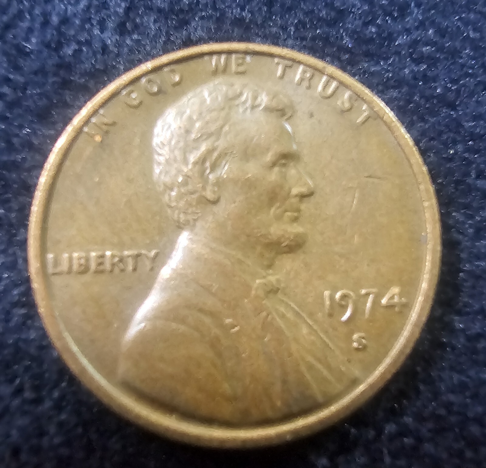 1974 S Lincoln Cent ~ Rare Penny.