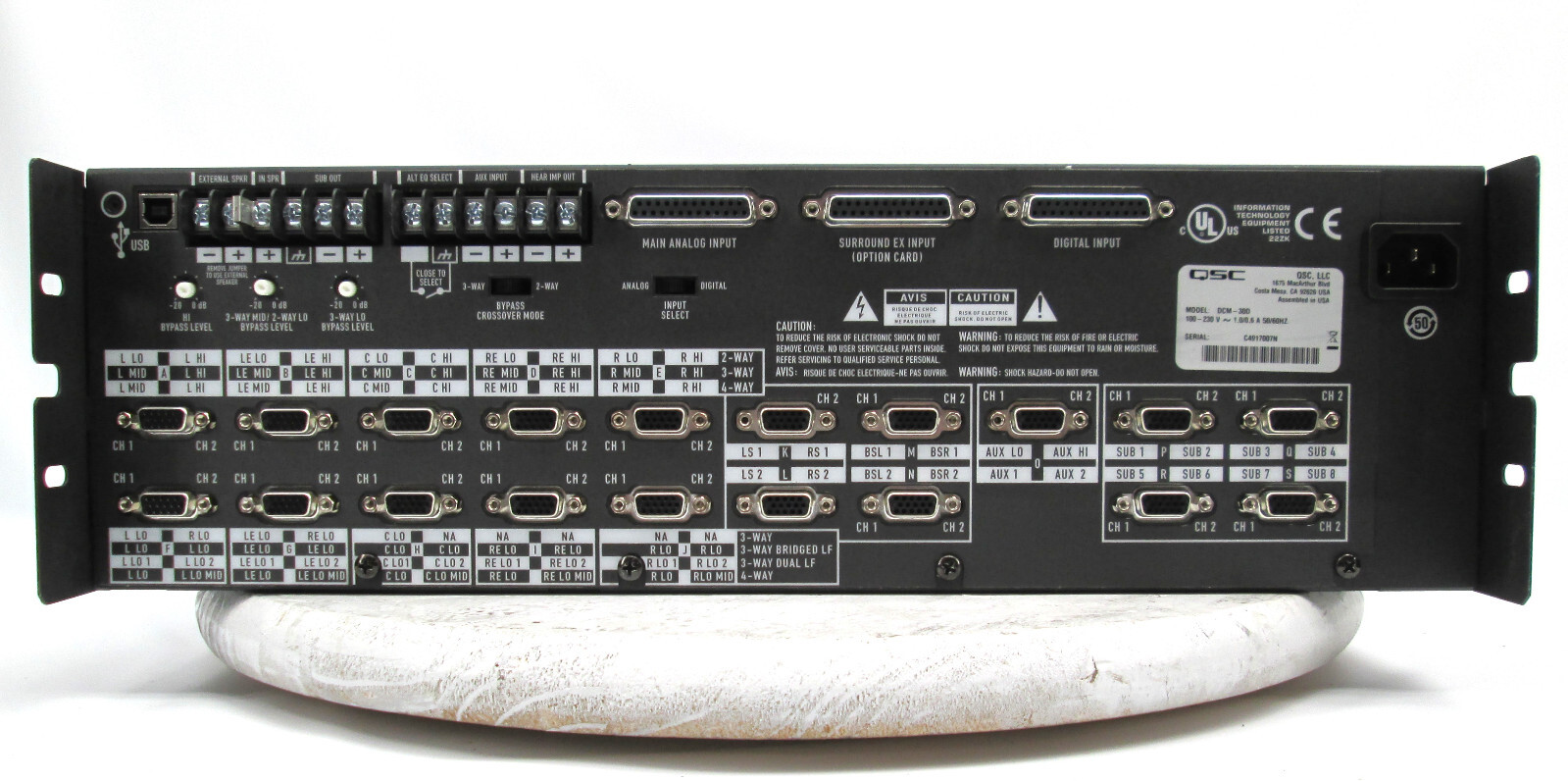 QSC DCM-30D Digital Cinema Monitor / Signal Processor