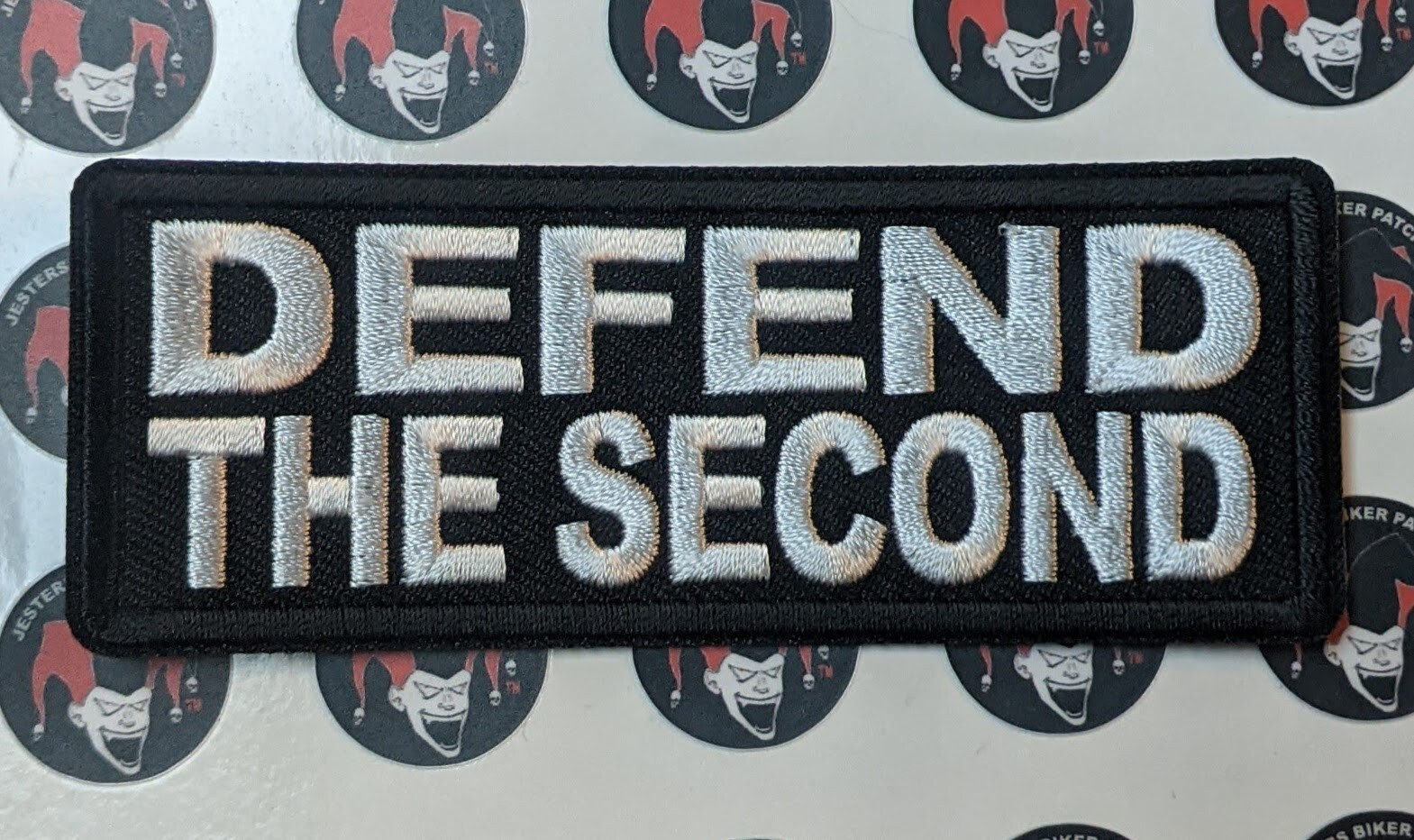 Defend The Second / Second Amendment Embroidered Biker Patch