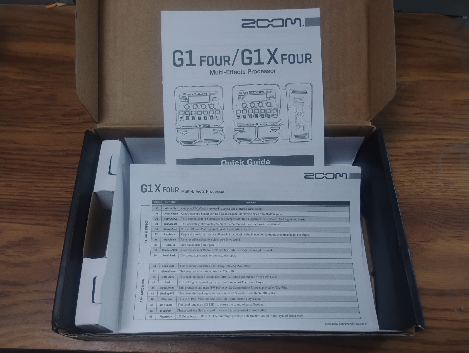 Zoom G1X Four Guitar Effects Processor with Built-in Expression Pedal
