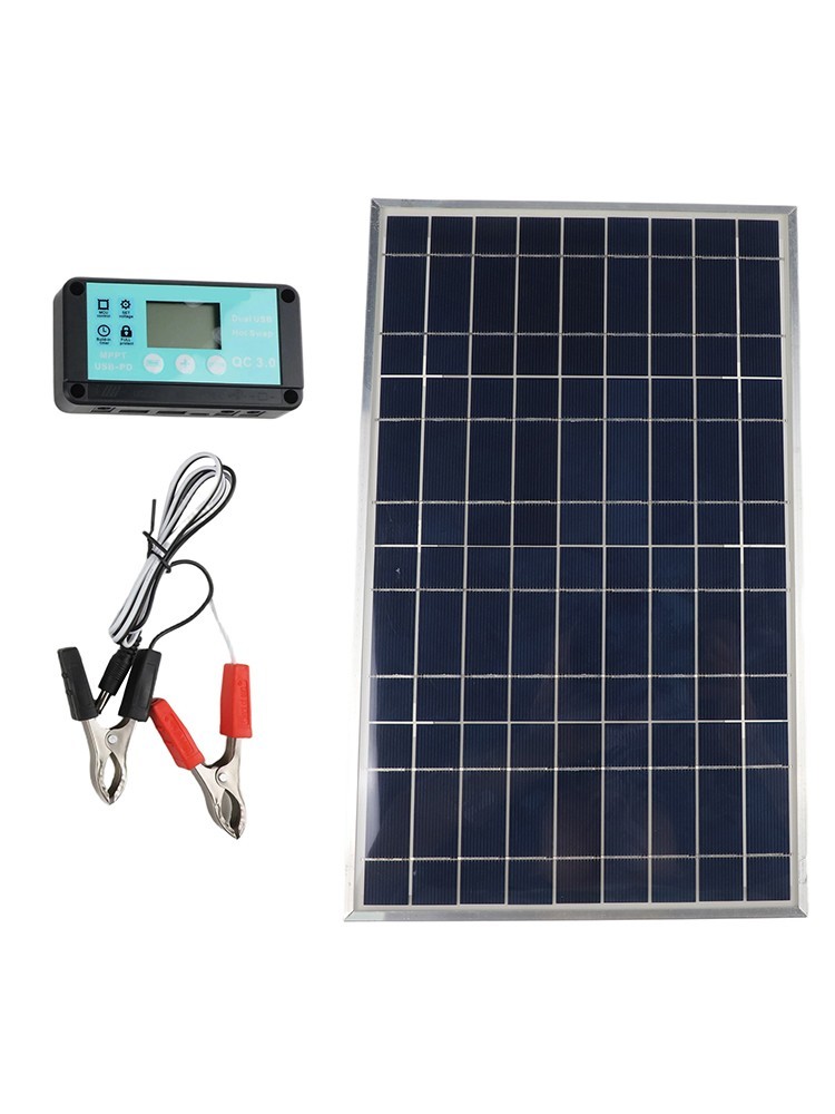 100W Solar Panel Kit,Panels Module 100w With Controller Solar Panel Kit New