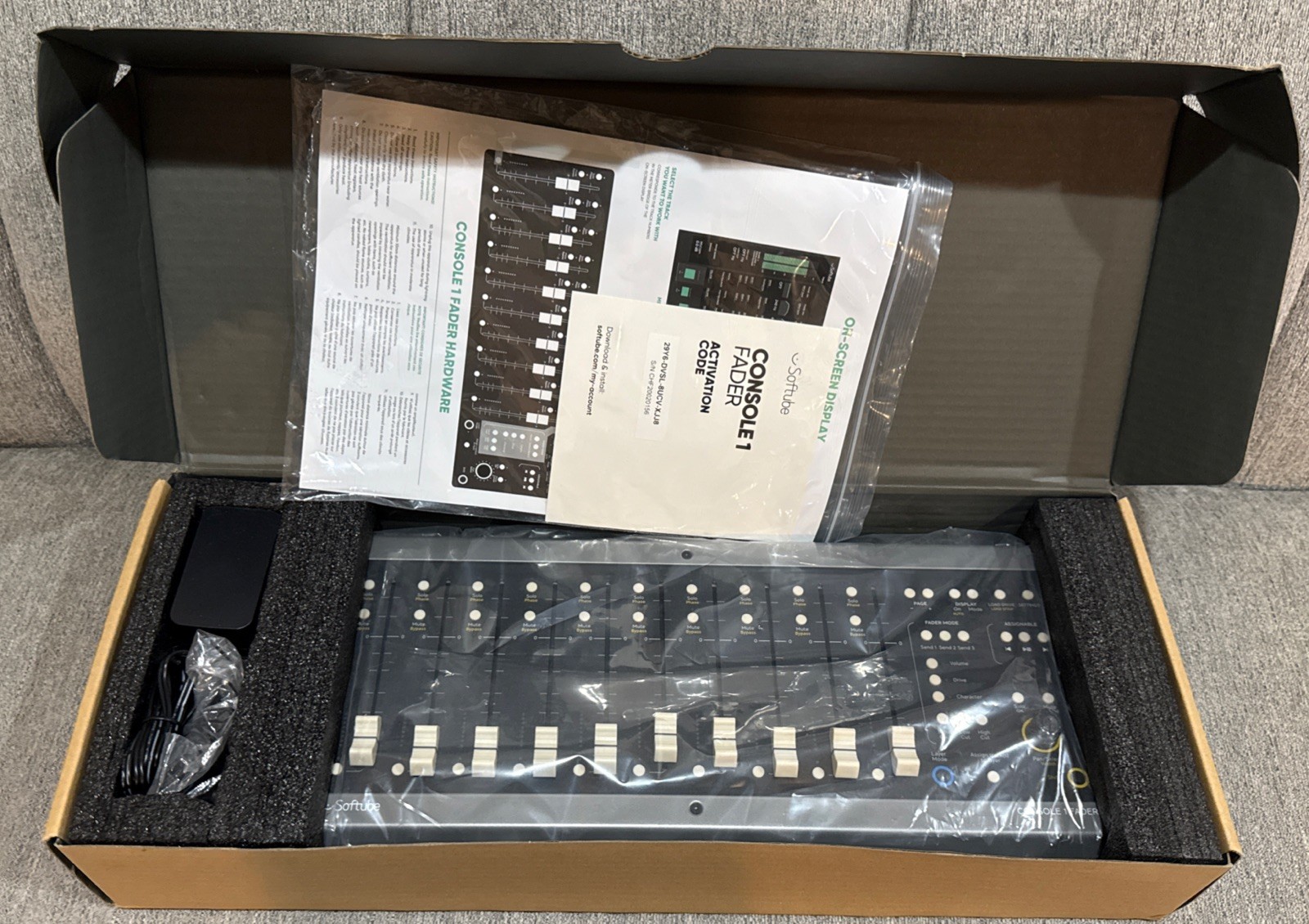 Softube Console 1 Fader DAW Controller with Motorized Faders