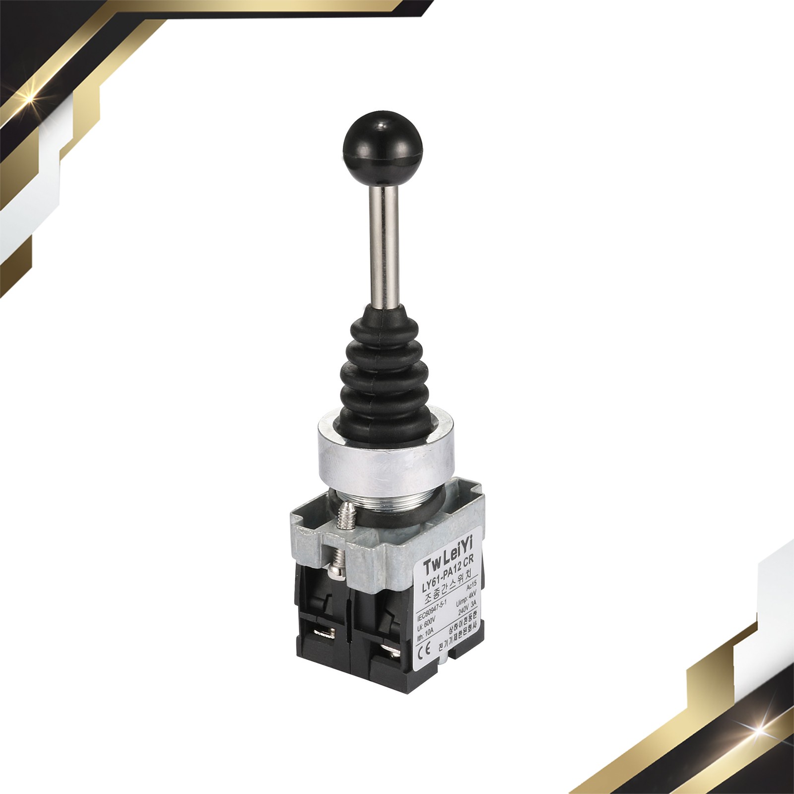 Joystick Switch Controllers 2Position 2NO Latching Type AC 600V 10A 22mm
