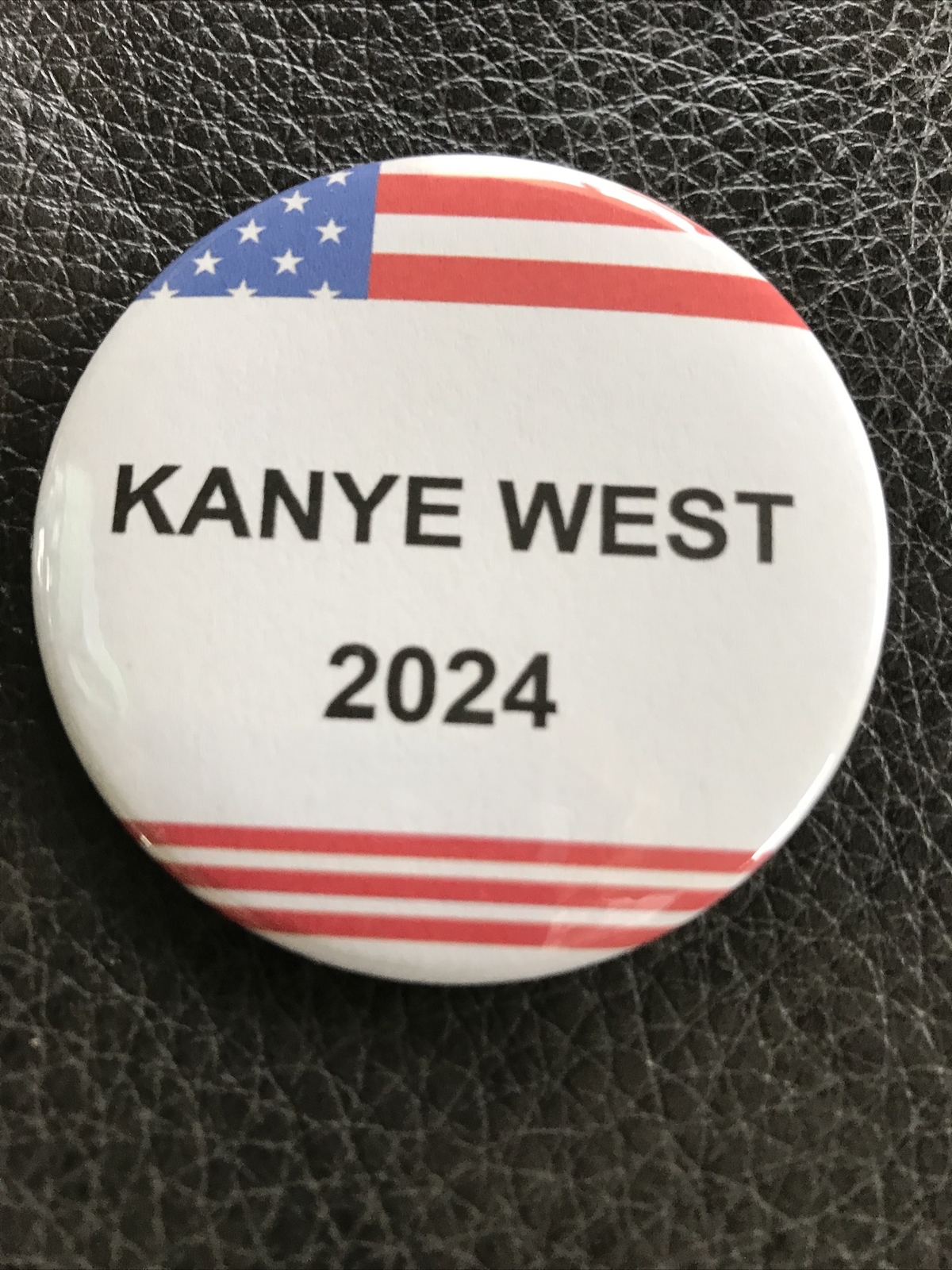 Kanye West 2024 Presidential political Campaign pinback button