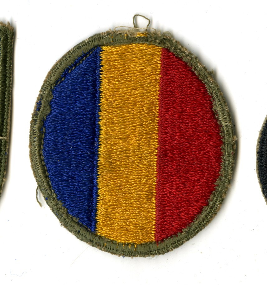 Replacement and Schools Command White Back Patch WWII Original