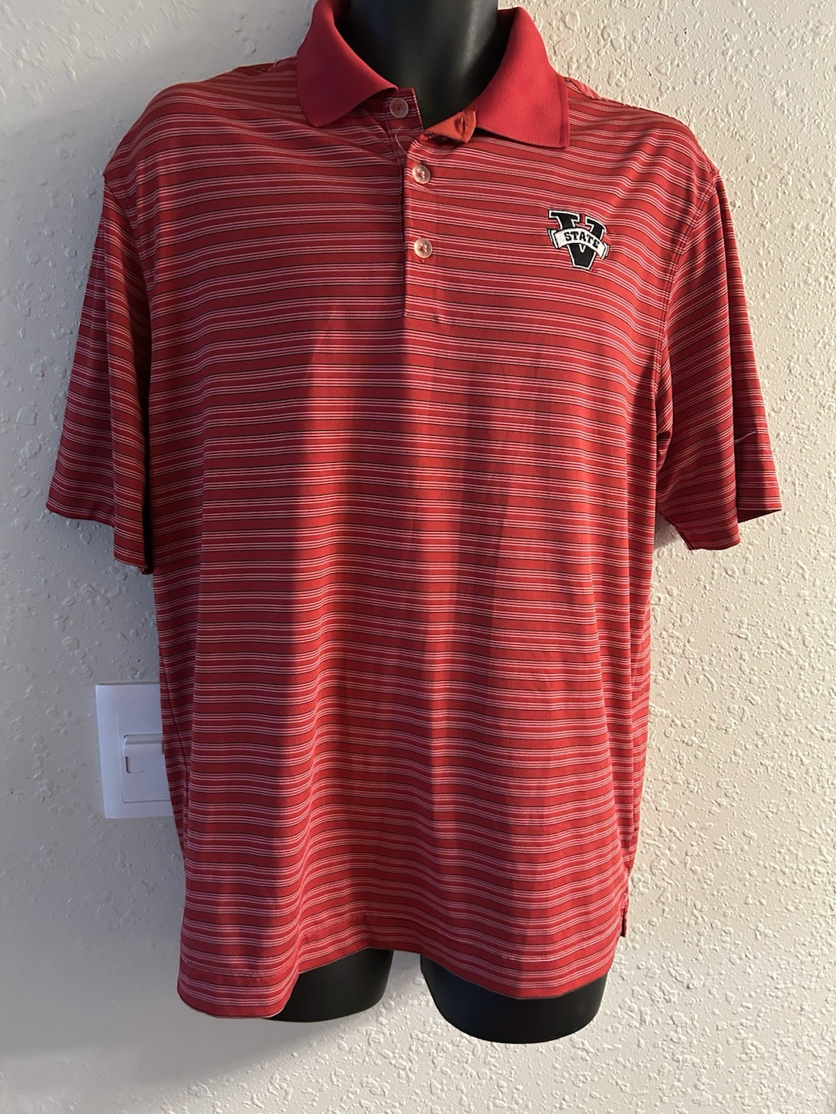 Medium Nike Golf Fit Dry V-State polo shirt #154*9 Excellent Condition!