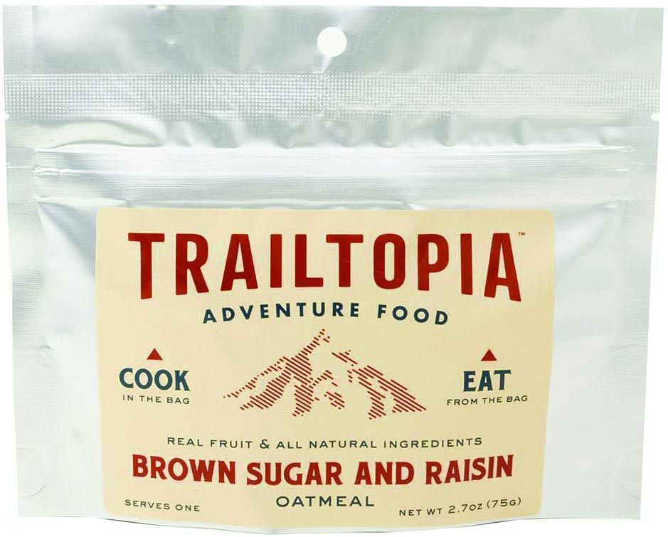 Trailtopia Oatmeal Brown Sugar Raisin Oatmeal Meals - Delicious and Nutritious