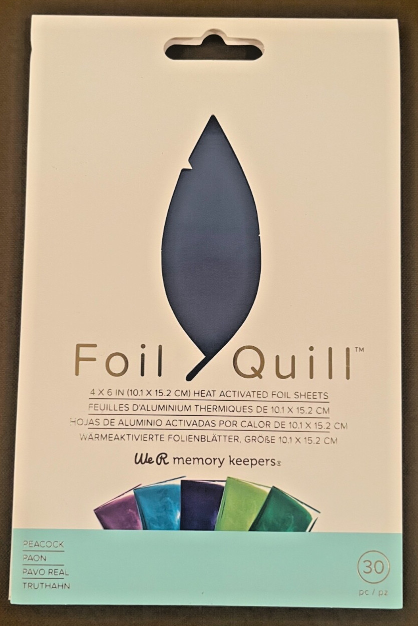 We R Memory Keepers 661131 Heat Activated 4X6 in Foil Sheets 30pc