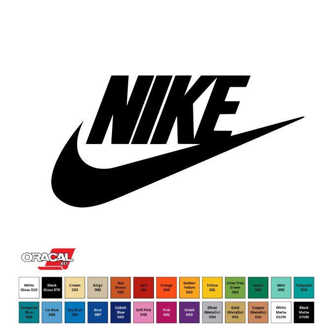 Nike Swoosh Logo Die Cut Vinyl Decal Permanent Sticker 2" CHOOSE COLOR