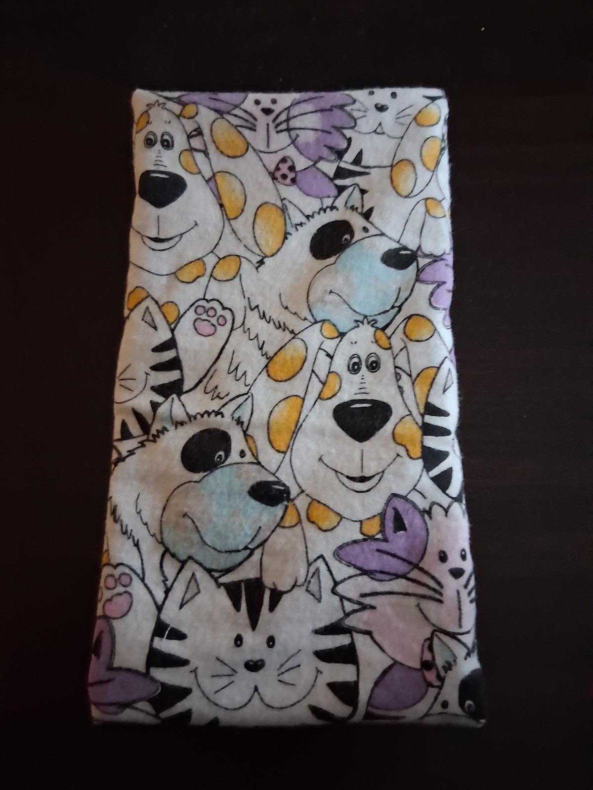 Rice hot/cold packs, handmade, Cats and dogs!