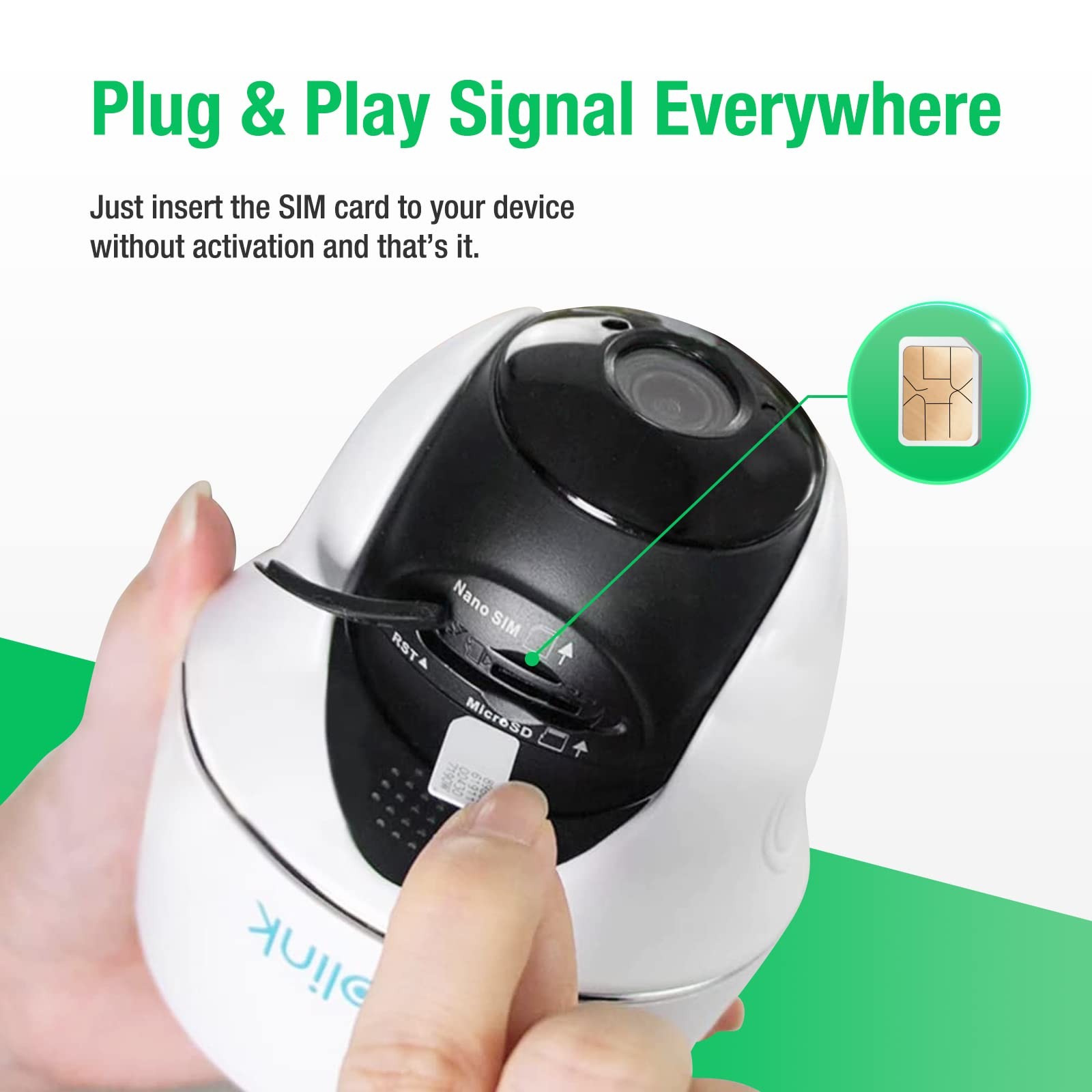 2 Pack Triple Play Data SIM Card -Support USA 4G Coverage Network for Cellula...