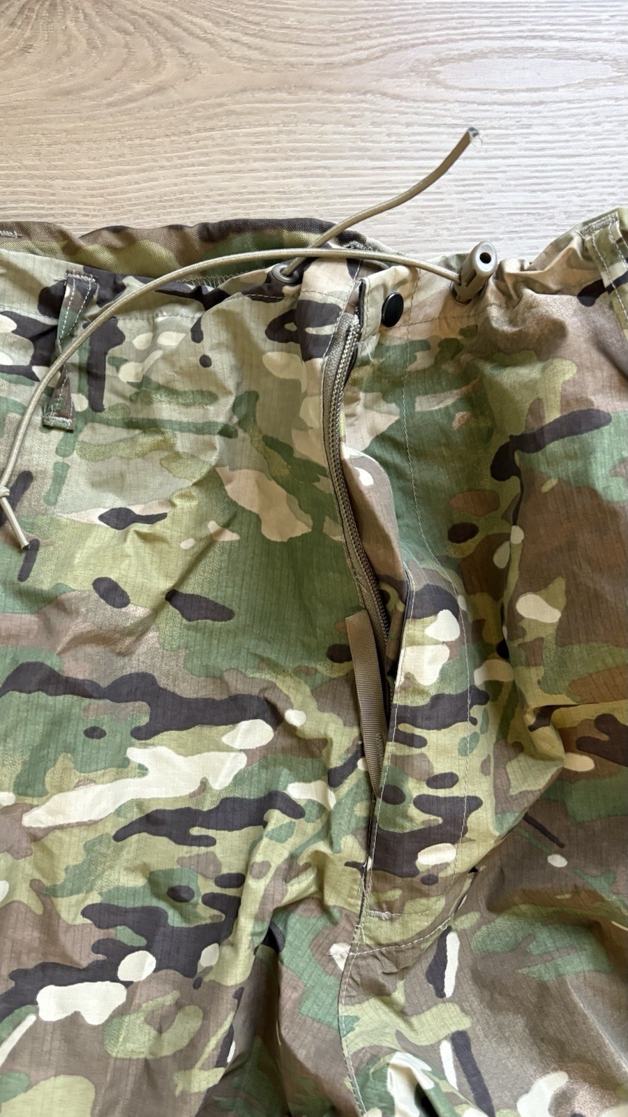 USGI ECWCS Gen III Level 5 Soft Shell Trousers featuring a MultiCam pattern
