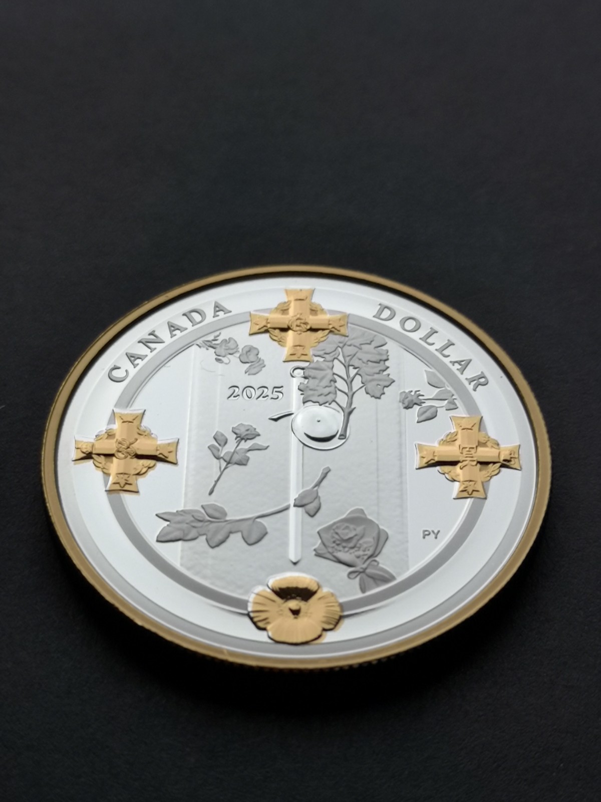 *** CANADA  PROOF  SILVER  DOLLAR  2025 *** TOMB  OF  THE  UNKNOWN  SOLDIER ***