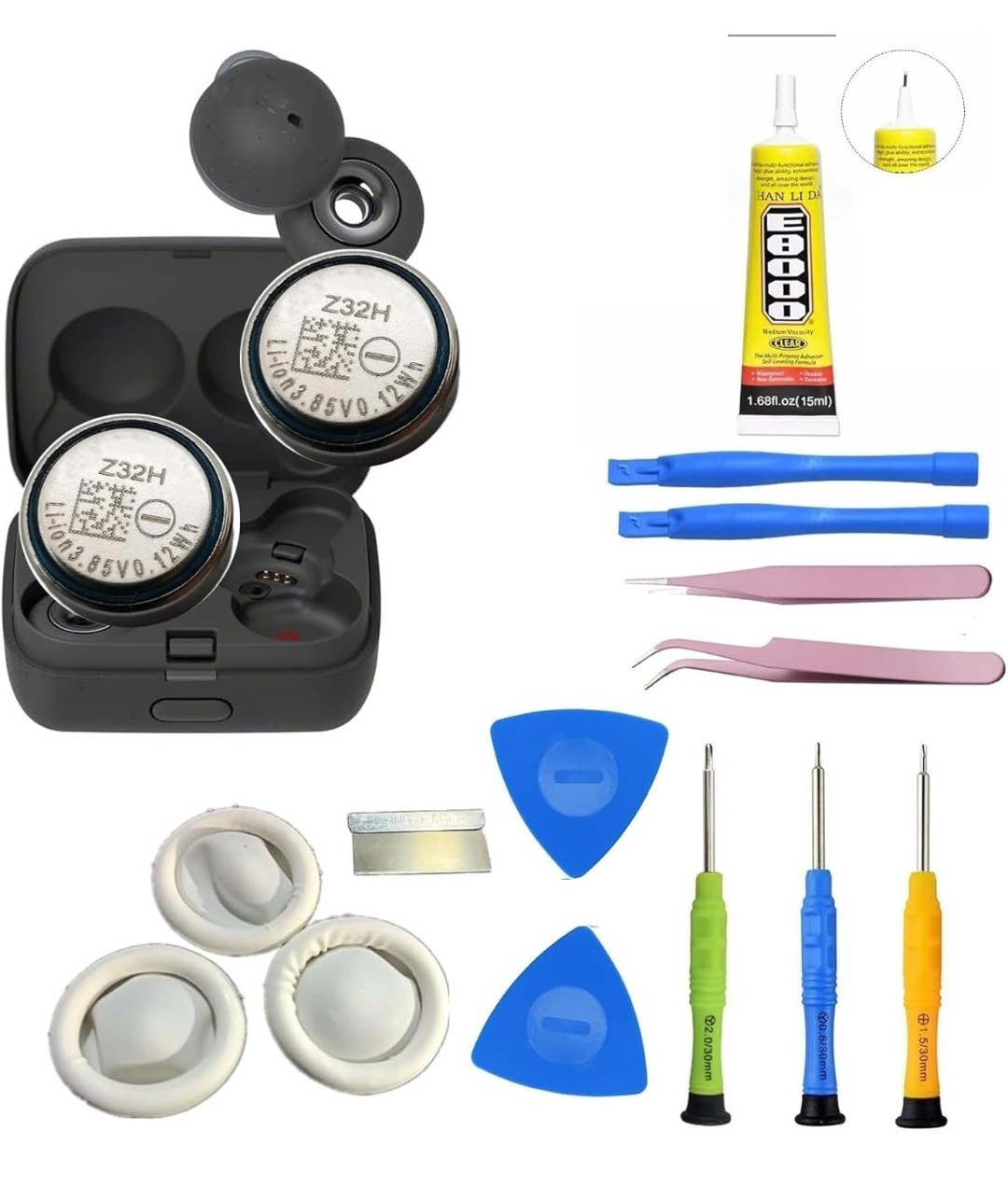 Z32H Battery Replacement Kit, For Sony LinkBuds Truly Wireless Earbud Headphones