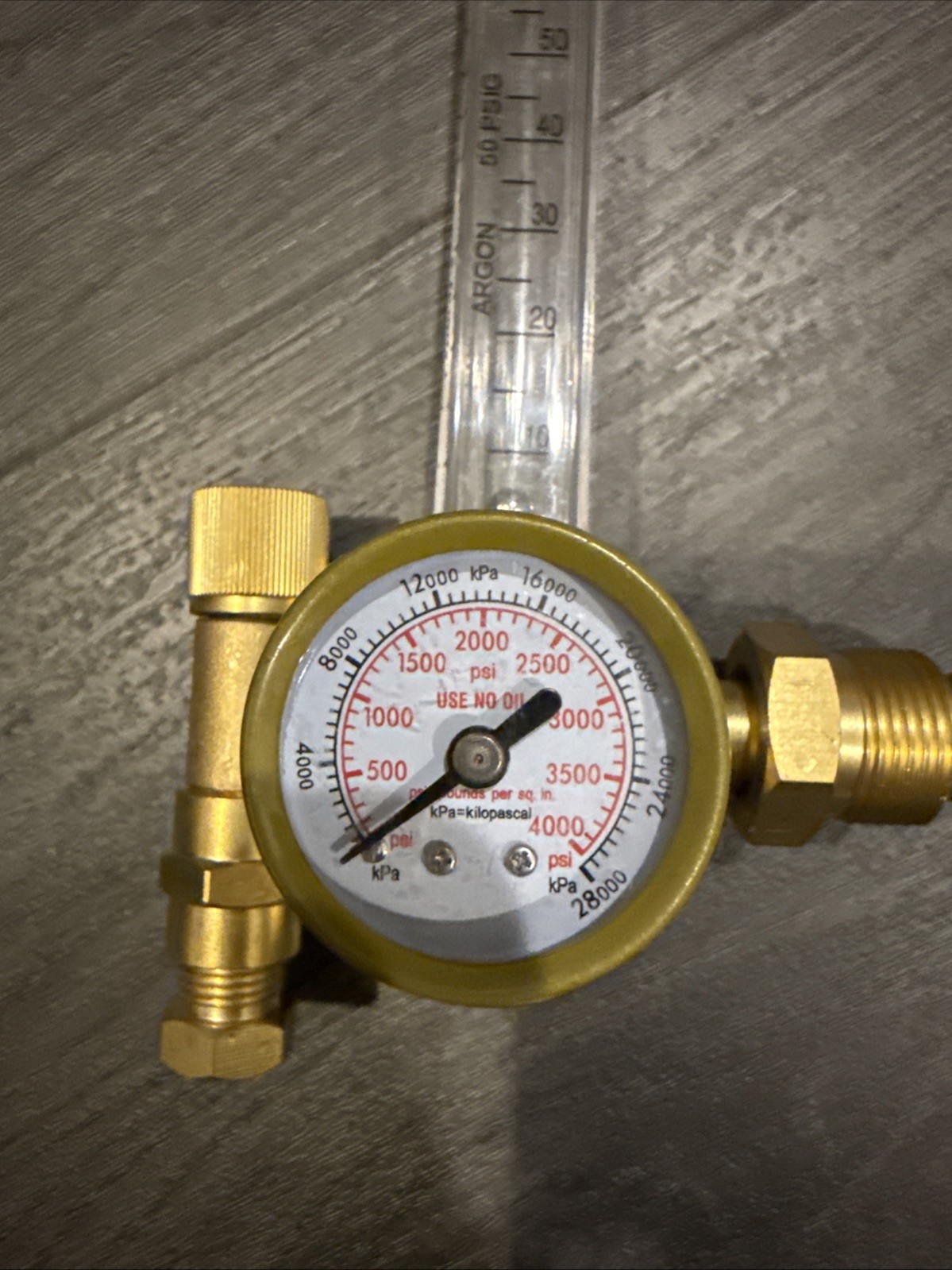 Profax Argon Flowmeter Model PXRF1430-580