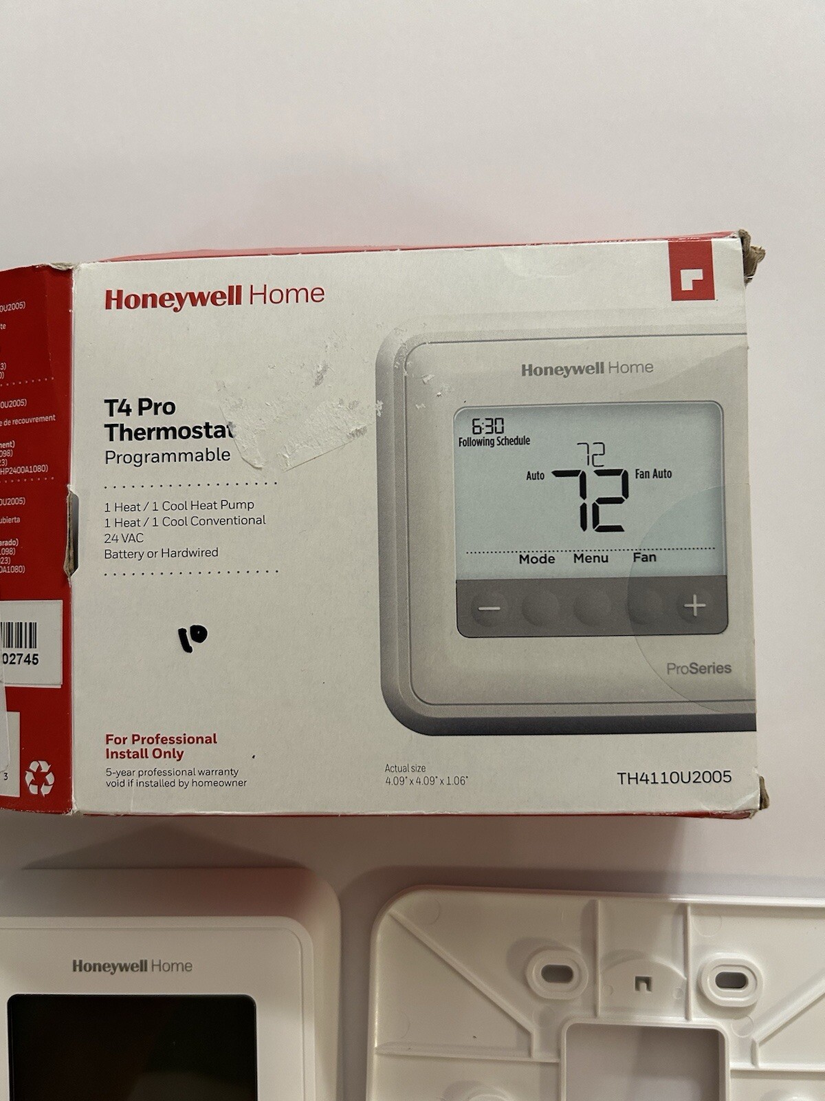 Honeywell Home TP4 Thermostat