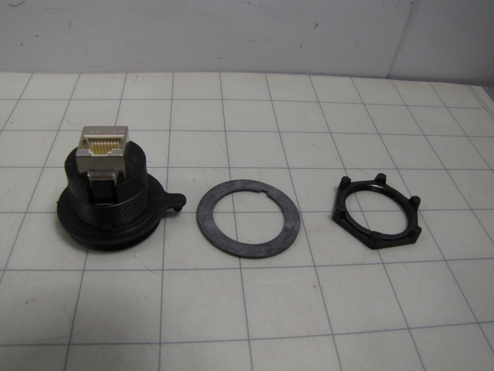 Bulgin PX0833 Panel Mount Modular Coupler Connector Jack Cat5e Shielded NEW