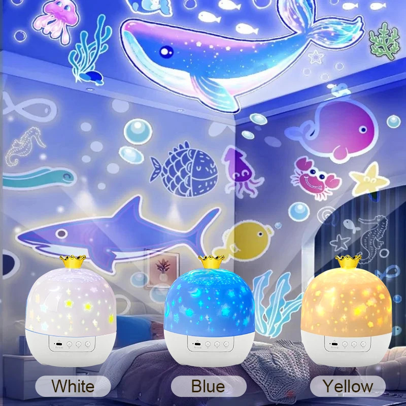 Rotating Star Light Projector Room Living Room Sky
