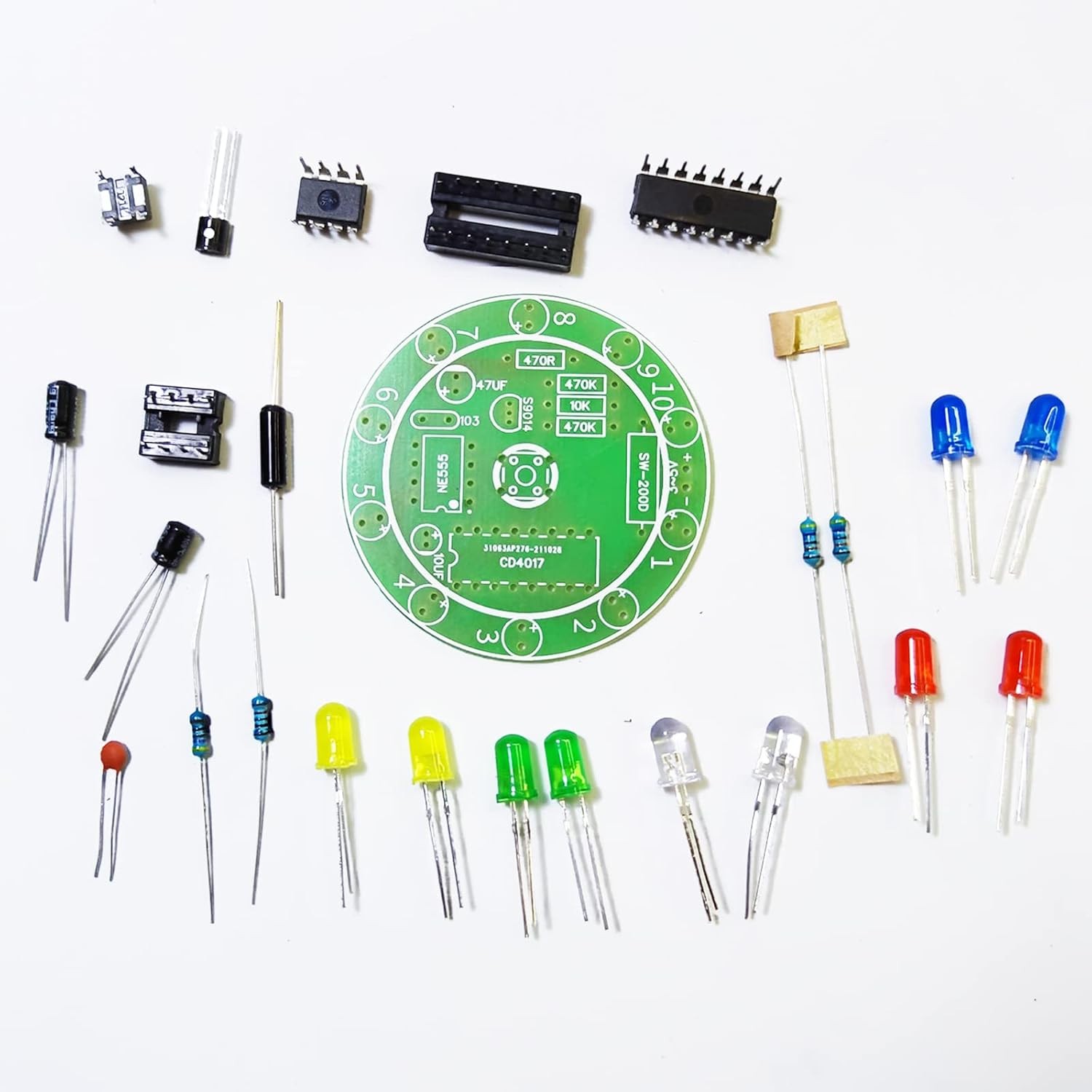DIY Practical Soldering Practice Kit Practice Learning Electronics Training Boar