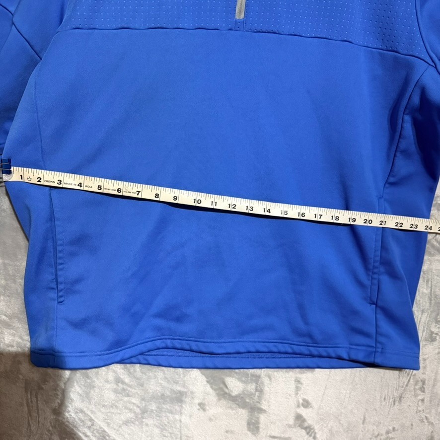 Adidas Climawarm Performance Quarter Zip Pullover Men’s XL Blue Athletic Golf