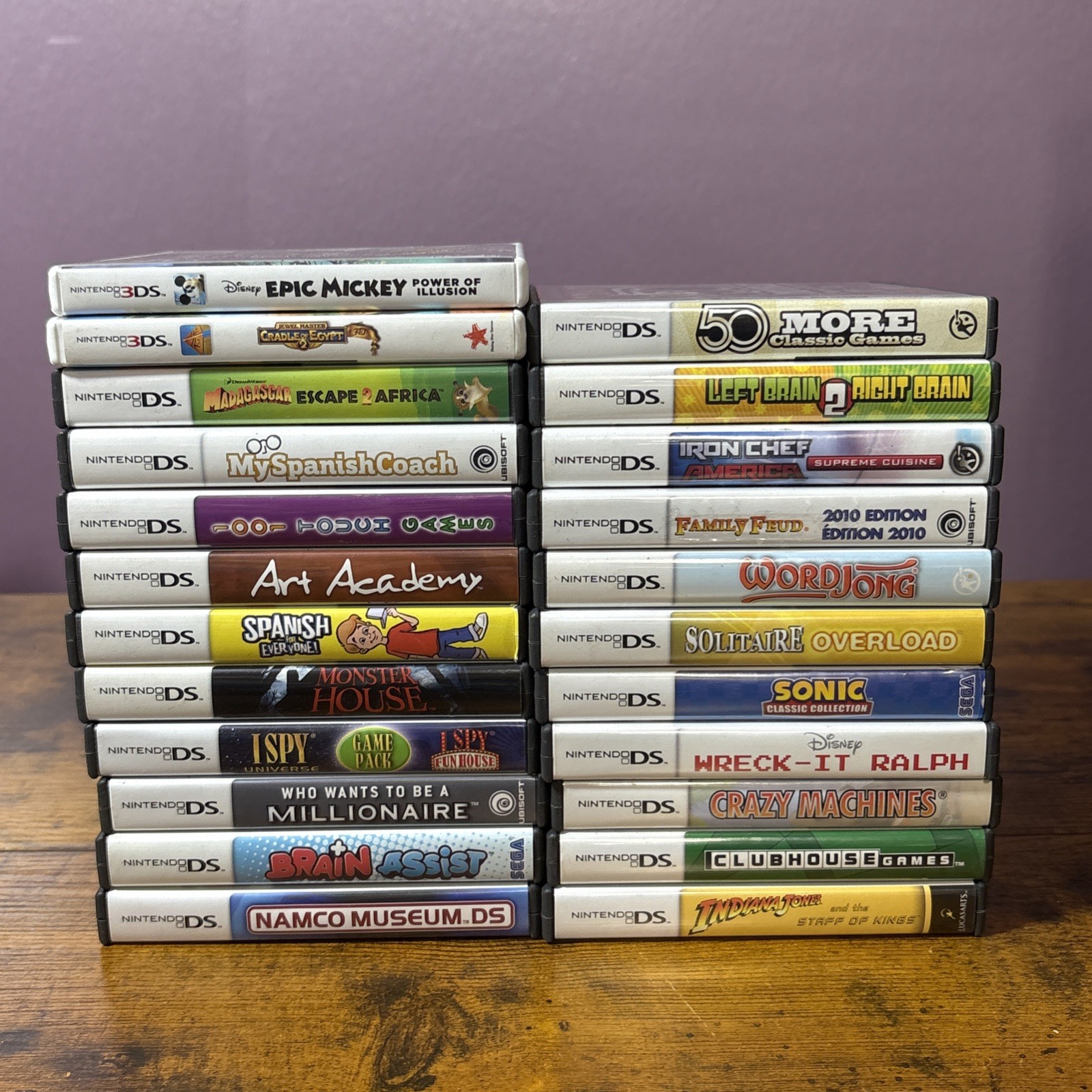 LOT OF 23 NINTENDO DS/3DS CASES AND MANUALS ONLY - NO GAMES