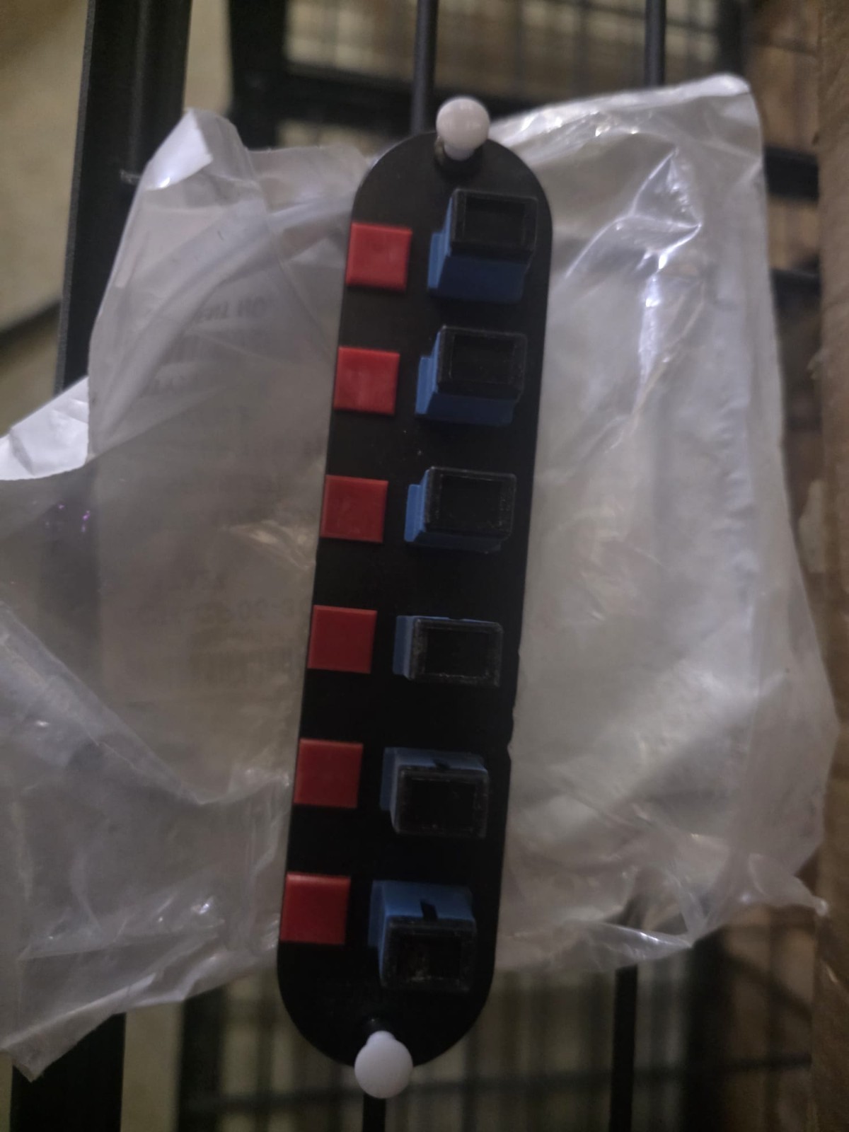 Corning CCH-CP06-3C Simplex 6 Fiber SC Adapter CCH Panel Bulkhead