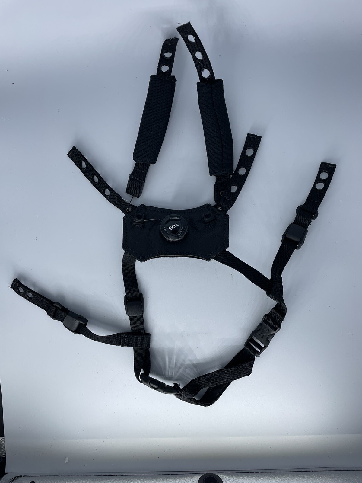 Helmet Retention System Dial Suspension Ballistic Helmet Harness Size L Black