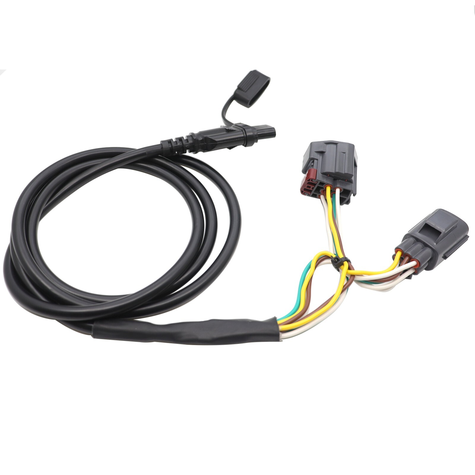 T-Connector 4 Way Flat Trailer Wiring Harness for Jeep Wrangler JK 2007-2018