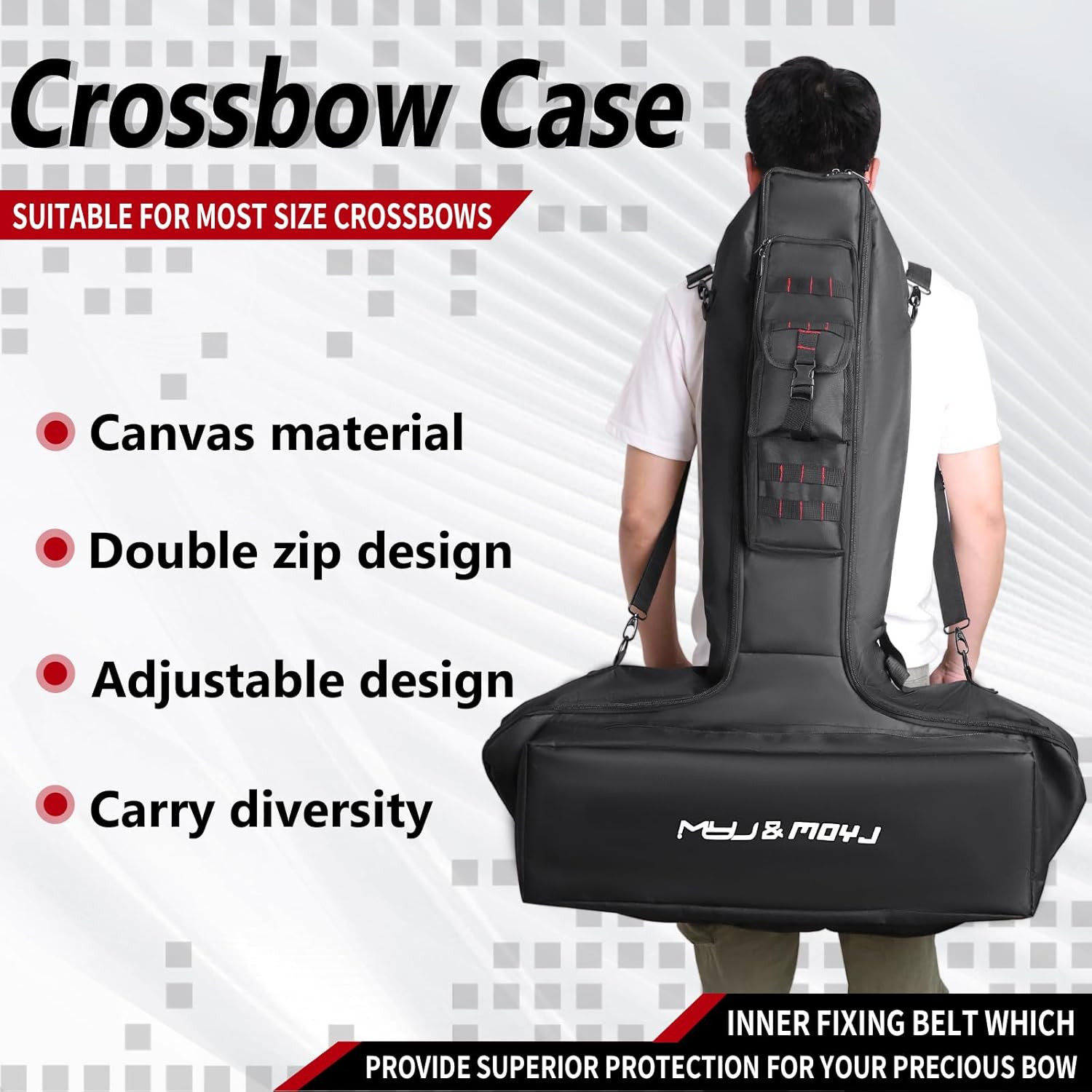 Crossbow Box Soft Lining to Protect the Crossbow Equipped with a Pocket Specific