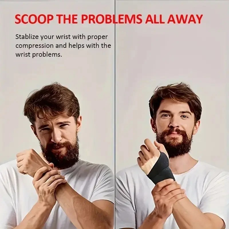 Adjustable Wrist Brace Perfect for Women & Men Support Wrap Strap Hand Carpal
