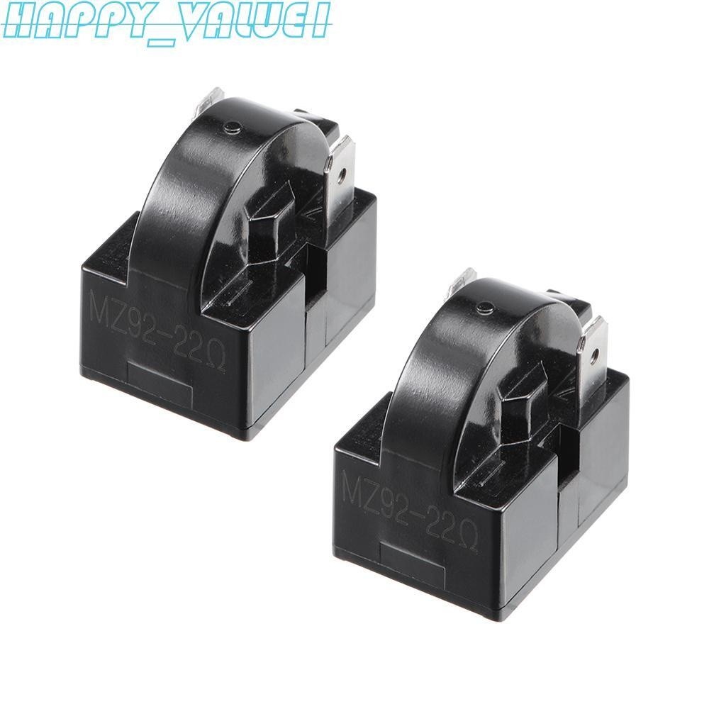 Black 12 Ohm 2 Pin Refrigerator PTC Relay *tm