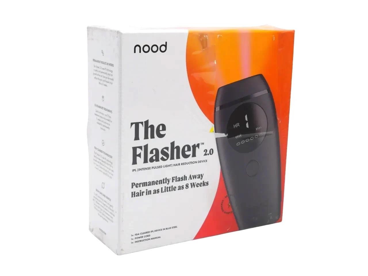 BLUE Flasher 2.0 by Nood Permanent & Painless IPL Laser Hair Removal Handset