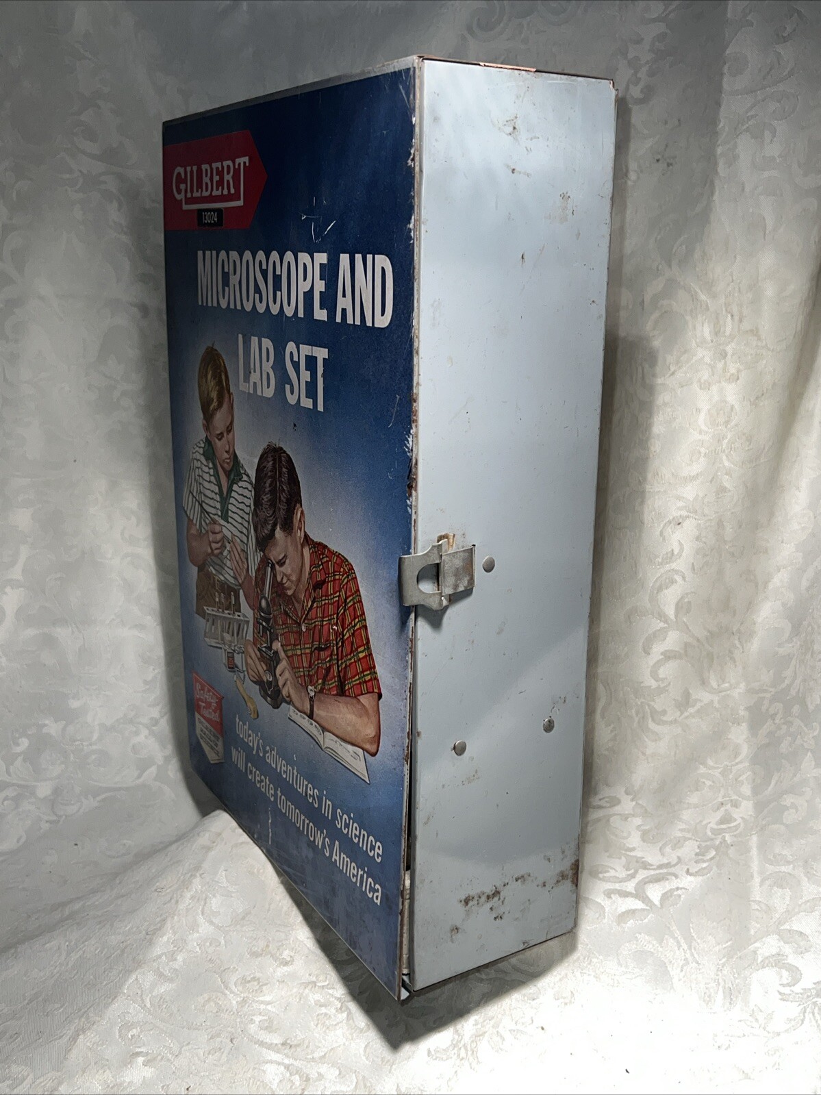 Gilbert Microscope & Lab Set #13024 Almost Complete See Pictures!