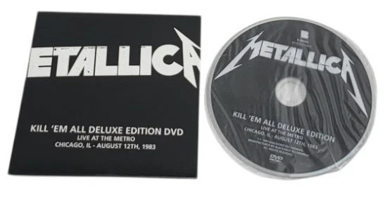 NEW Metallica Kill 'Em All Deluxe Edition DVD Live at the Metro August 12th 1983