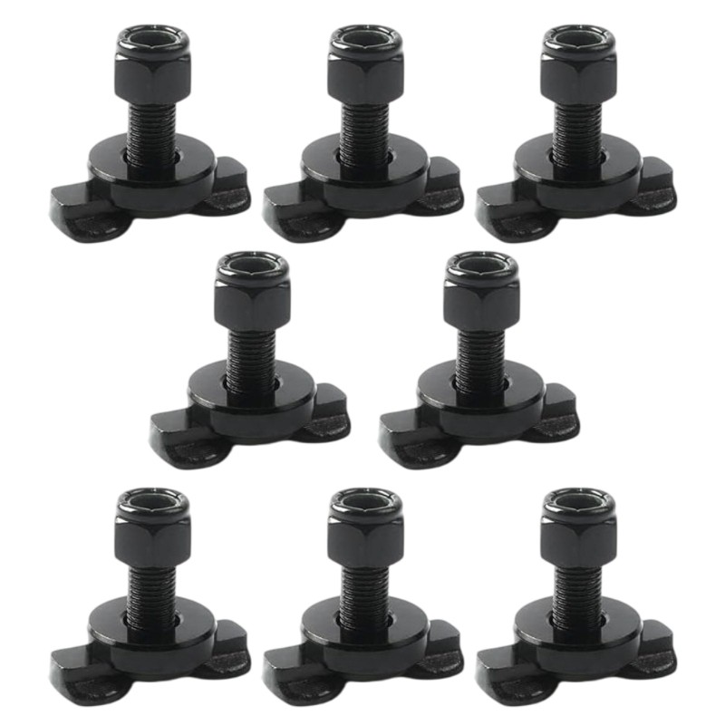 8PCS Adjustable L Shaped Track Rail System For Big Loads In Trucks Trailers