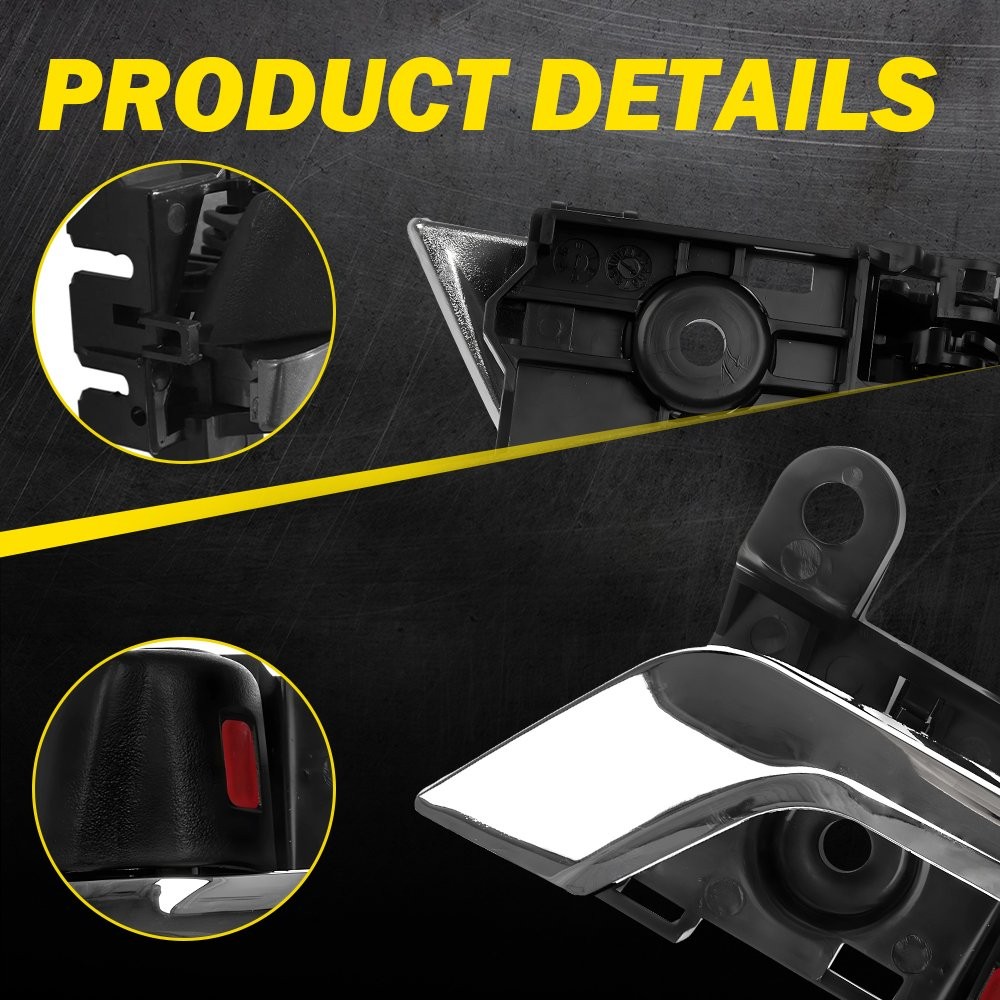 2x For Toyota Highlander 2008-2013 Front & Rear Left Inside Interior Door Handle