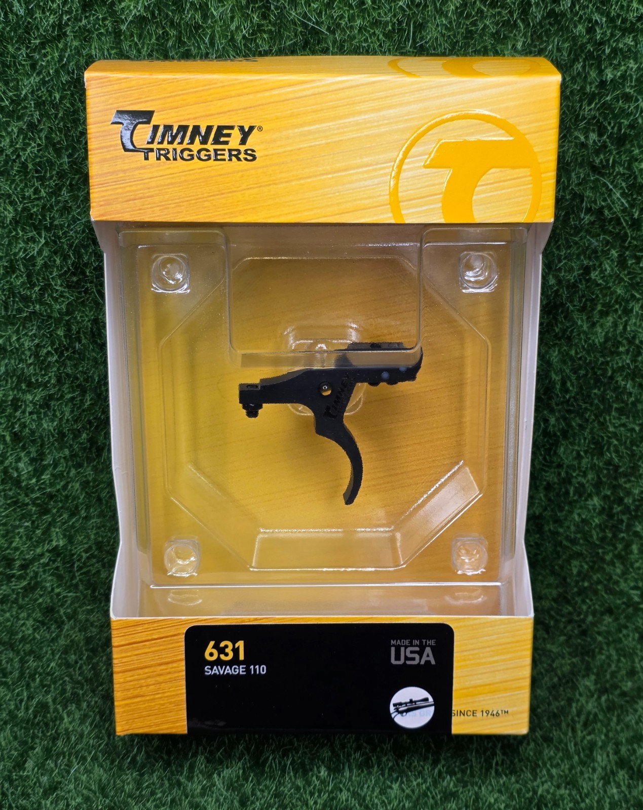 Timney SAVAGE 110/STEVENS 200 Curved Drop-In Adjustable Trigger, Black - 631