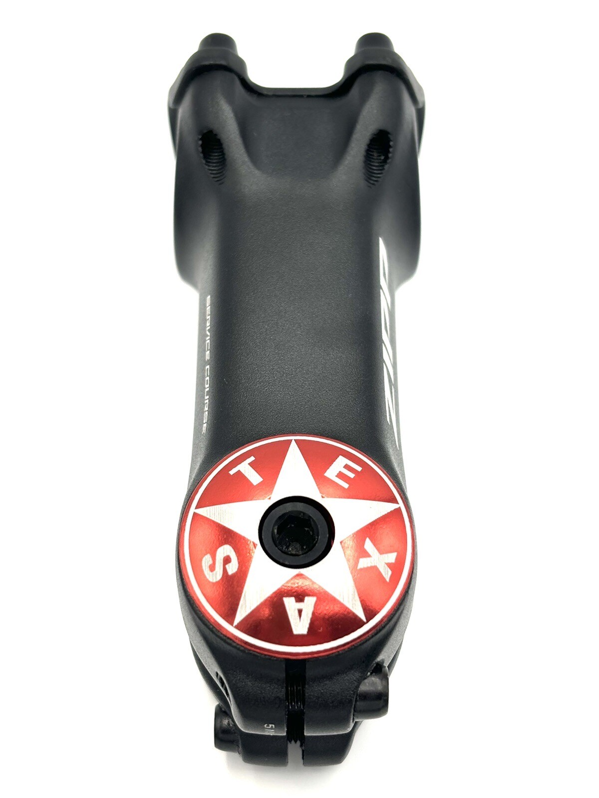 TEXAS - Threadless Bicycle Headset Stem Cap 1 1/8" Red USA