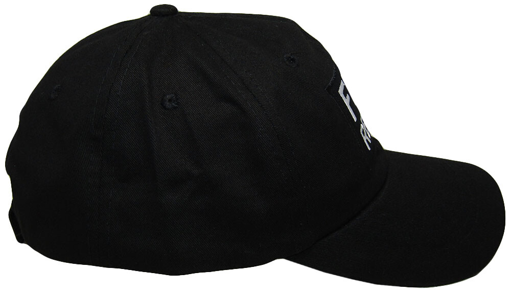 Fire Rescue Black Patch USA Flag On Side Embroidered Baseball Hat Cap (RUF)